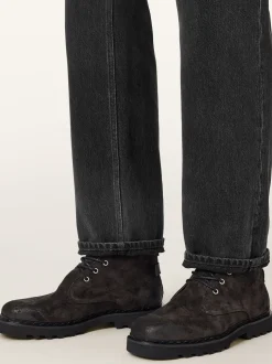 AllSaints Grey Skiff Mid Boots