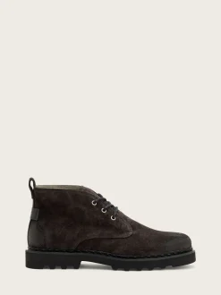 AllSaints Grey Skiff Mid Boots