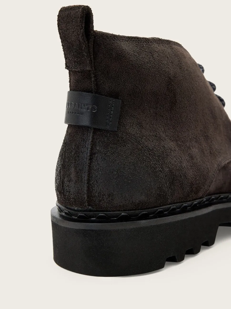 AllSaints Grey Skiff Mid Boots