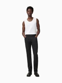 AllSaints Natural Iggy Washed Black Slim Fit Jeans