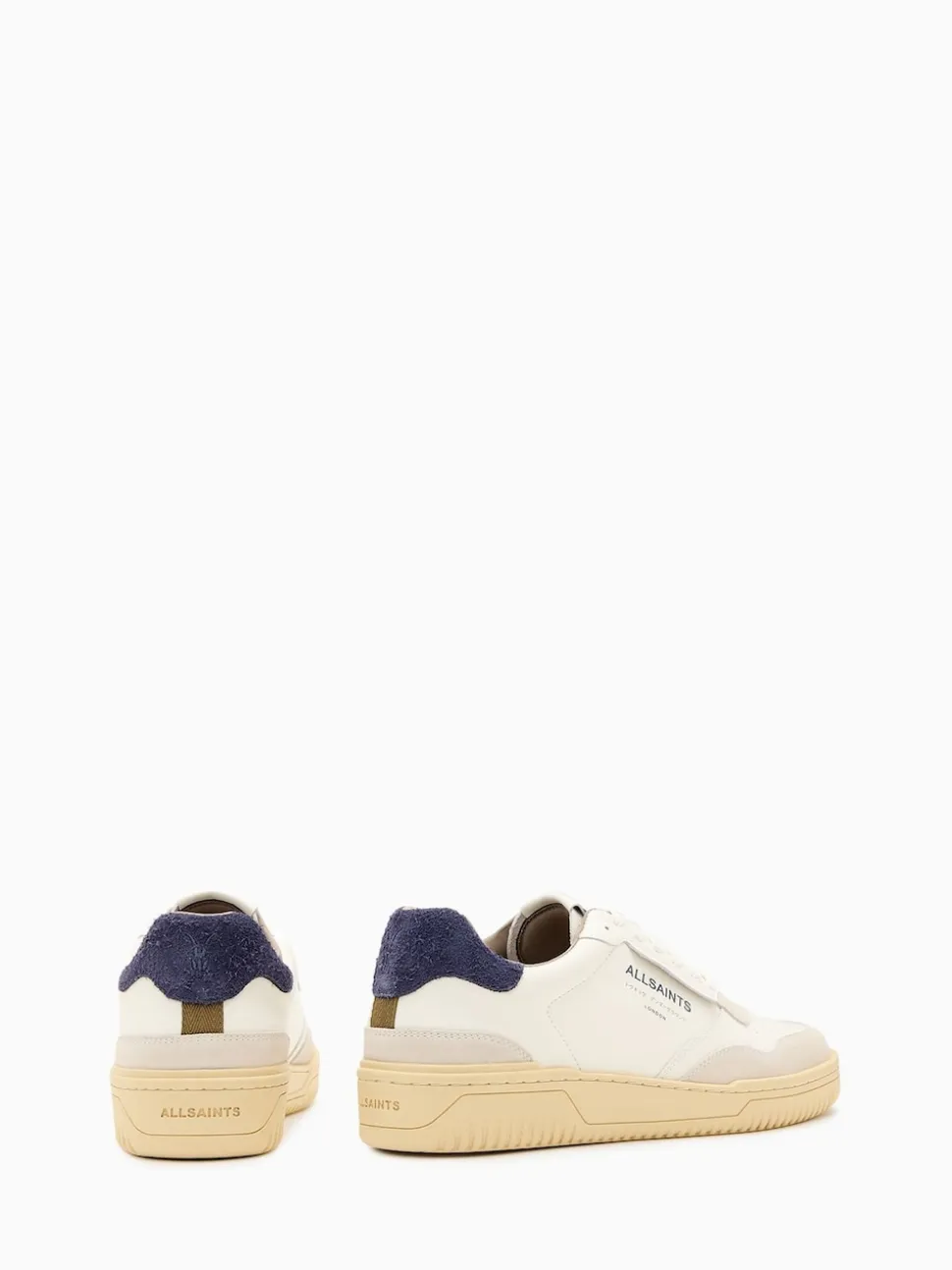AllSaints Off White Regan Low Shoes