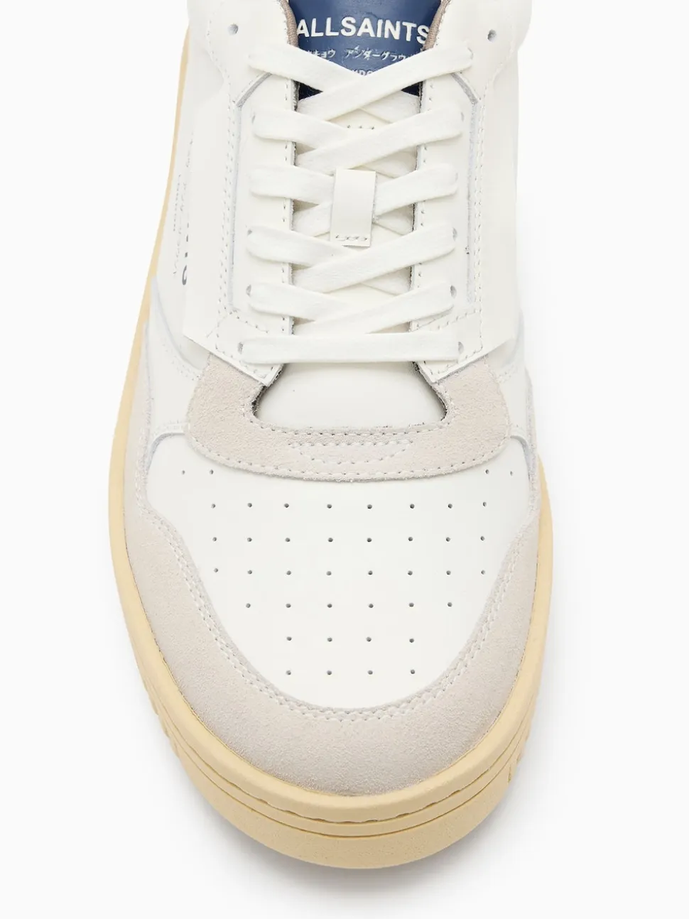 AllSaints Off White Regan Low Shoes