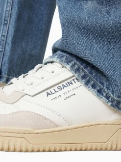 AllSaints Off White Regan Low Shoes