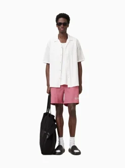 AllSaints Pink Underground Swim Shorts