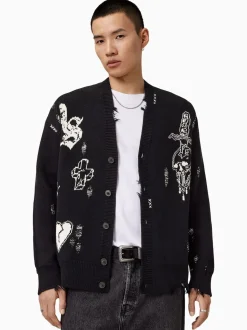 AllSaints White Caledon Cardigan