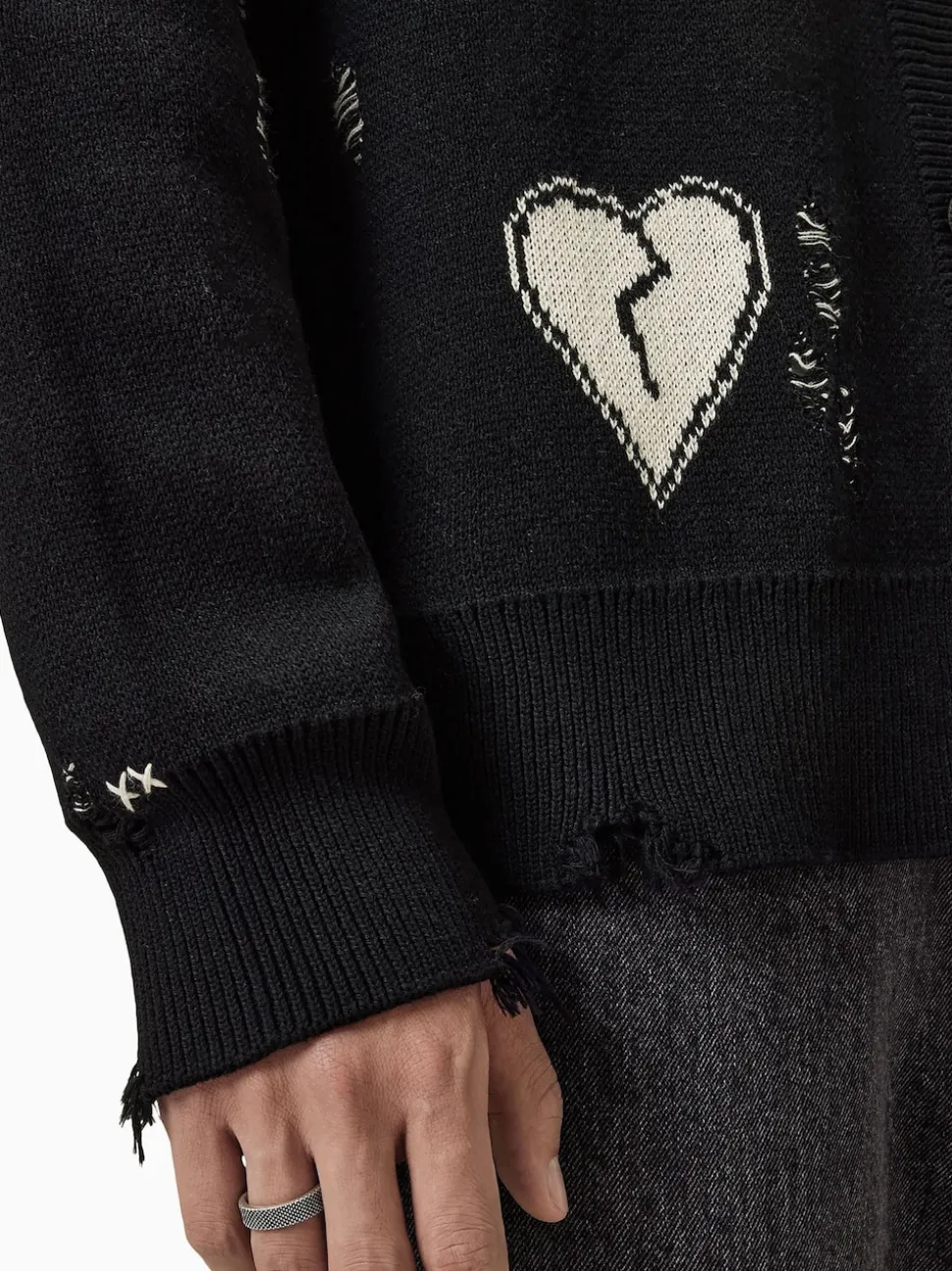 AllSaints White Caledon Cardigan