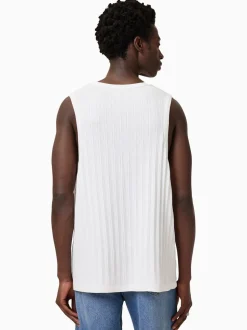 AllSaints White Denver Vest