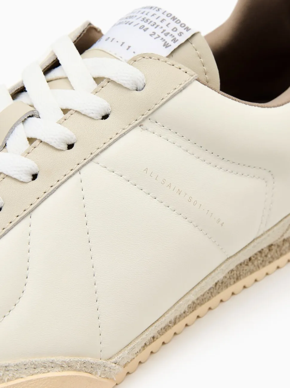 AllSaints White Harri Low Top
