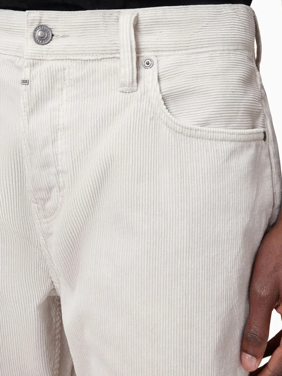 AllSaints White Reid Corduroy Jeans