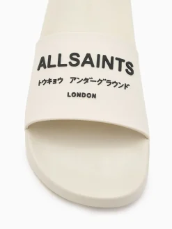 AllSaints White Underground Sliders