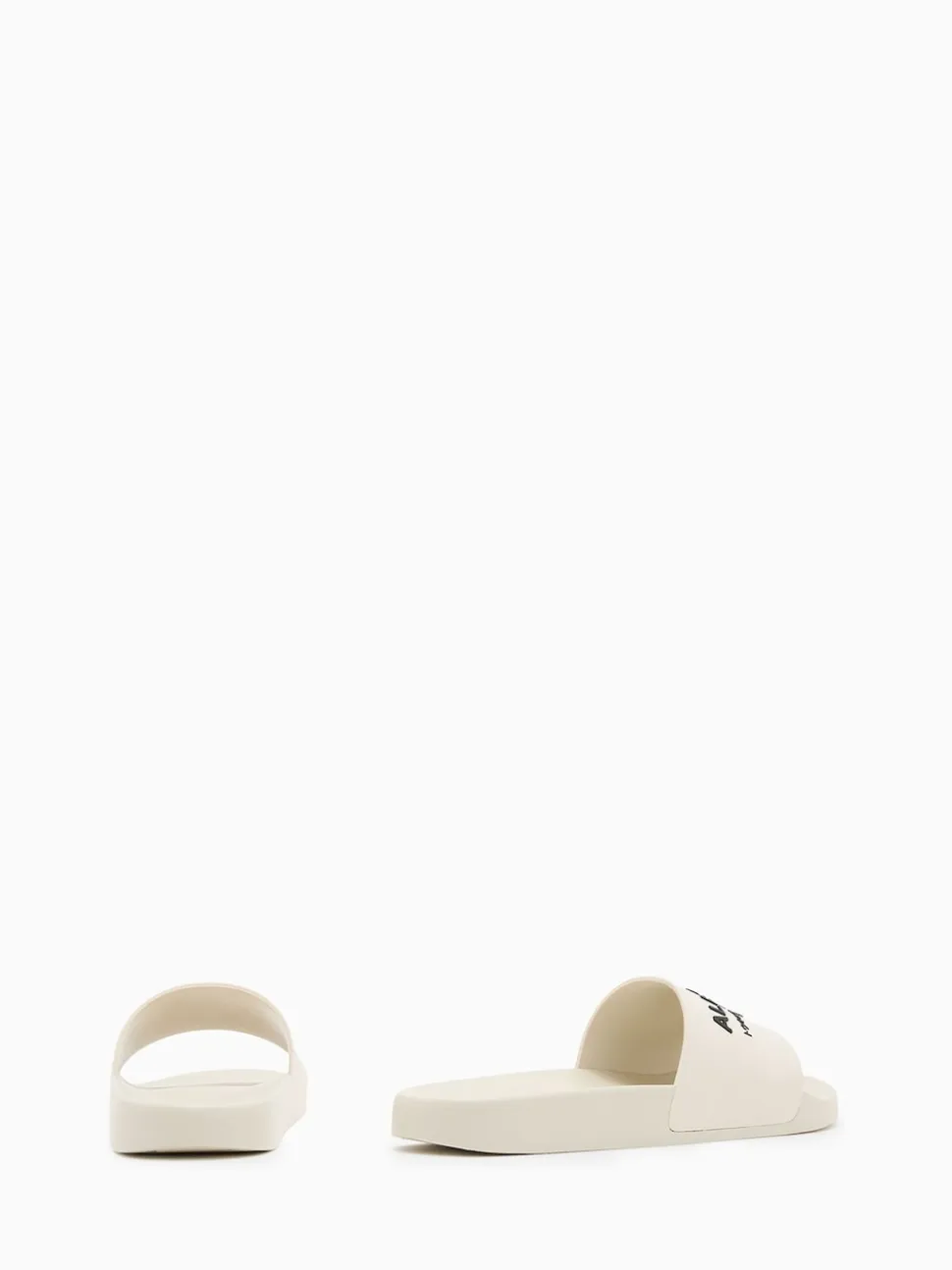 AllSaints White Underground Sliders