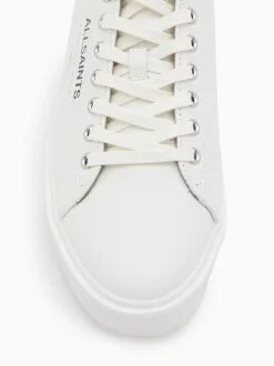 AllSaints White Underground Leather Low Top