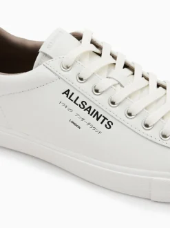AllSaints White Underground Leather Low Top