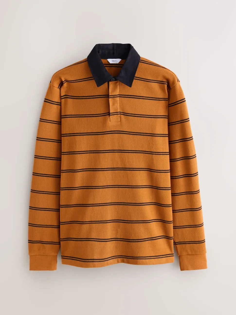 Amber Orange Stripe Rugby Shirt
