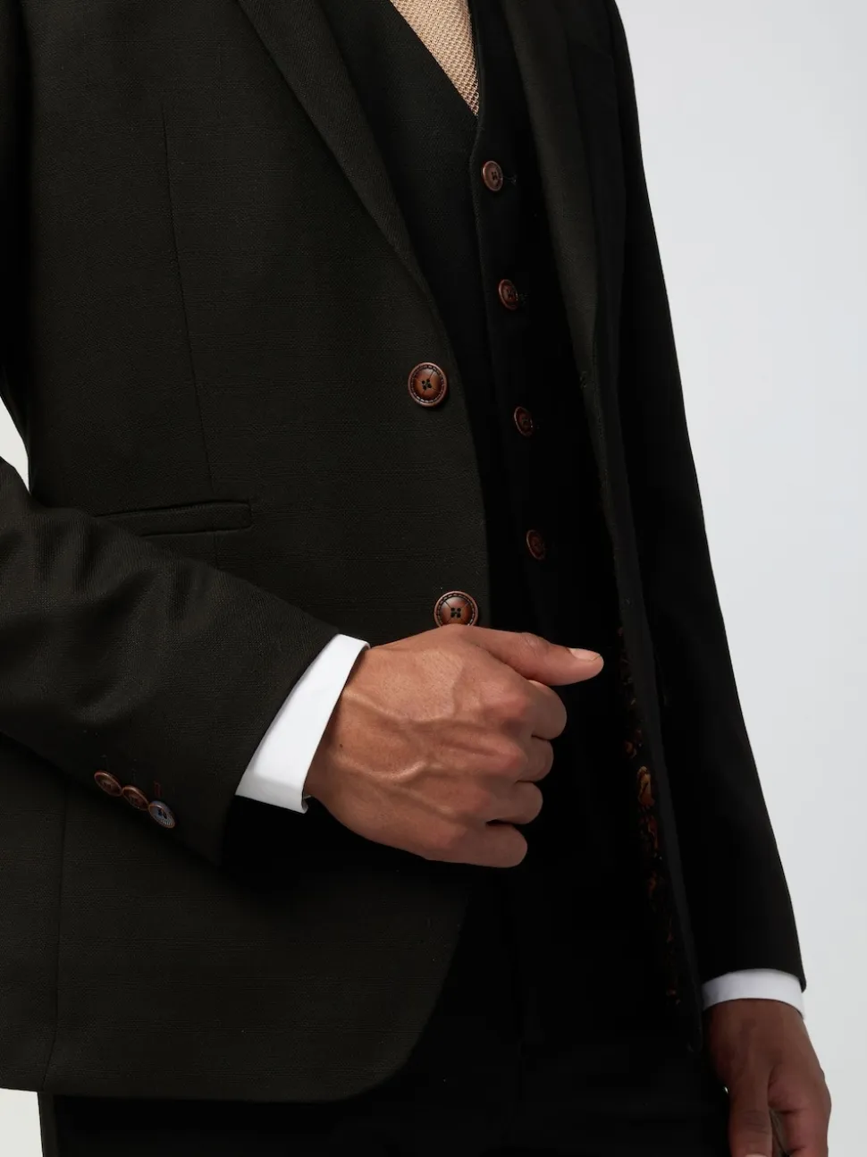 Antique Rogue Black Blake Texture Jacket
