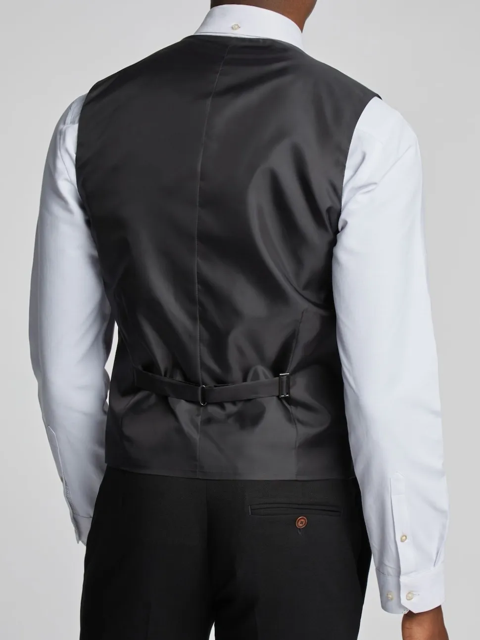 Antique Rogue Black Blake Texture Waistcoat