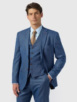 Antique Rogue Blue Blake Texture Regular Jacket