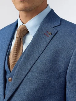 Antique Rogue Blue Blake Texture Regular Jacket
