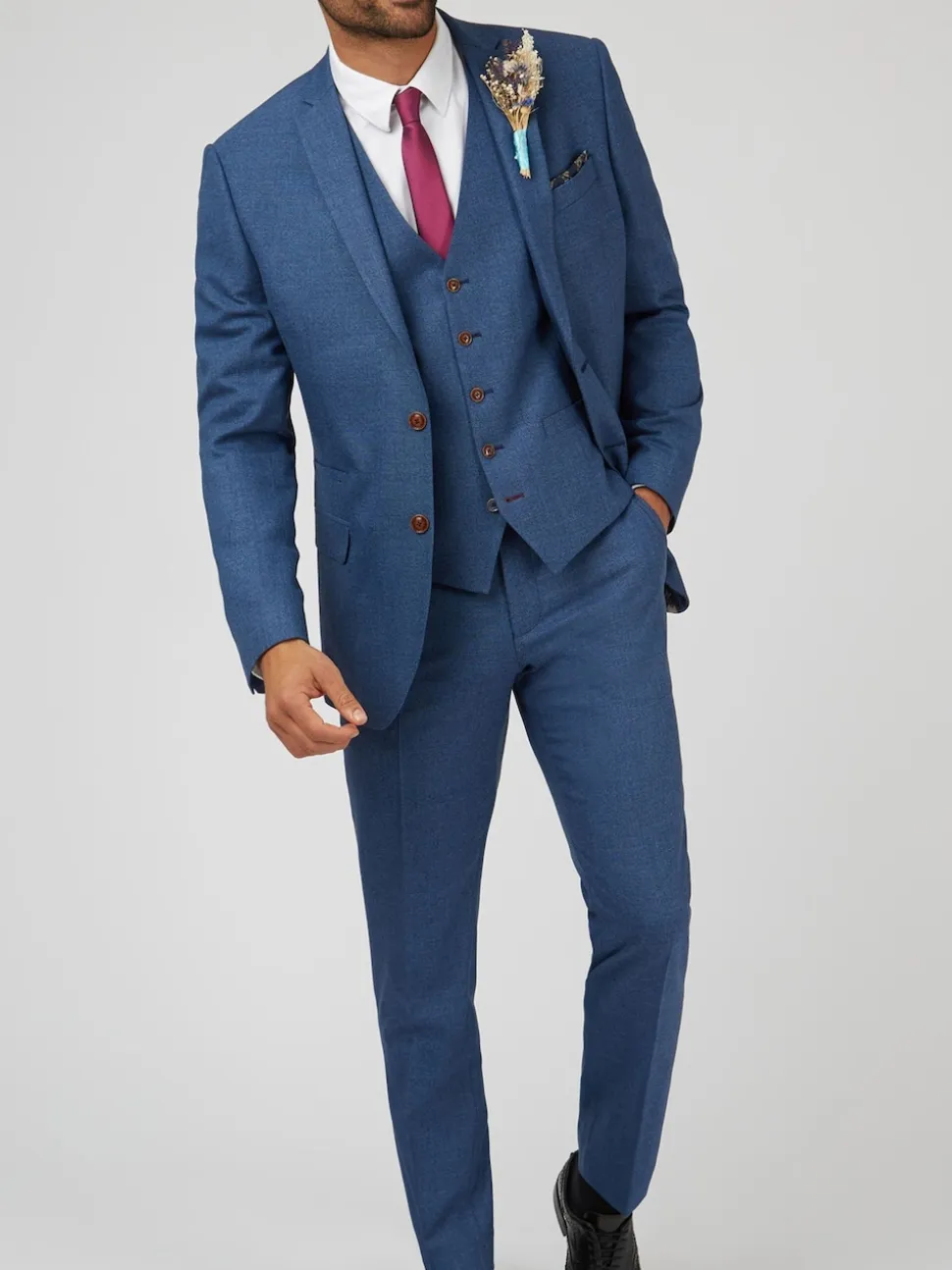 Antique Rogue Blue Blake Texture Jacket