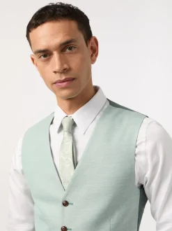 Antique Rogue Blue Blake Sea Foam Waistcoat