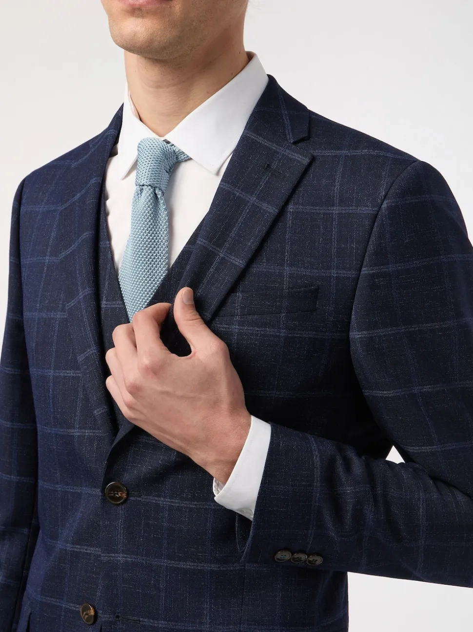 Antique Rogue Blue Check Jacket