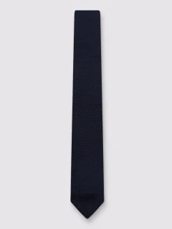 Antique Rogue Blue Knitted Tie