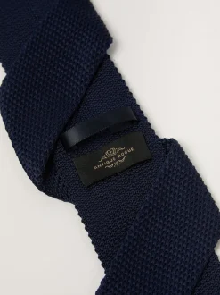 Antique Rogue Blue Knitted Tie