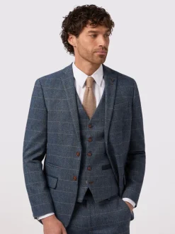 Antique Rogue Blue Lenox Check Jacket