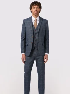 Antique Rogue Blue Lenox Check Jacket