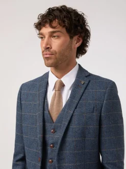 Antique Rogue Blue Lenox Check Jacket