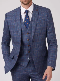 Antique Rogue Blue Overcheck Jacket