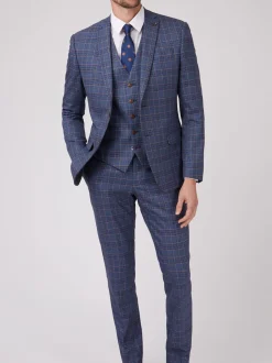 Antique Rogue Blue Overcheck Jacket