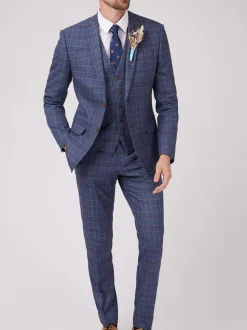 Antique Rogue Blue Overcheck Jacket