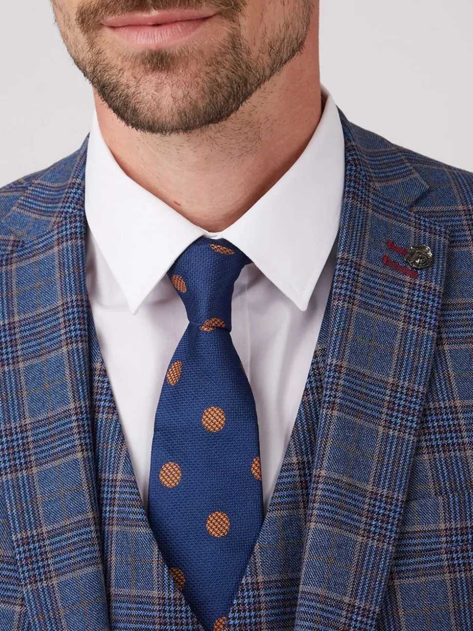 Antique Rogue Blue Overcheck Jacket