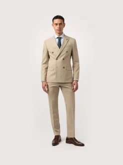 Antique Rogue Brown Slim Plain Jacket