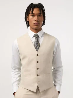 Antique Rogue Cream Blake Waistcoat