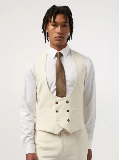 Antique Rogue Cream Blake Waistcoat