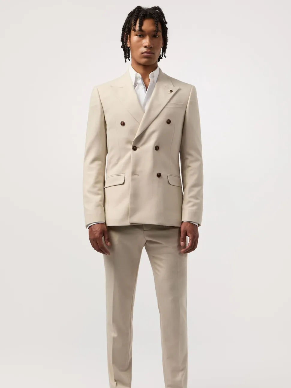 Antique Rogue Cream Blake DB Jacket