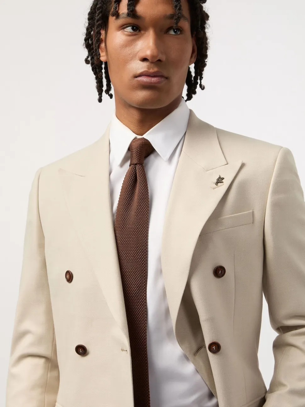 Antique Rogue Cream Blake DB Jacket