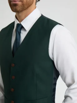 Antique Rogue Green Blake Deep Waistcoat