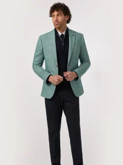 Antique Rogue Green Herringbone Tweed Jacket