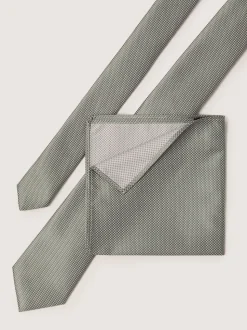Antique Rogue Green Texture Tie