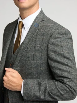 Antique Rogue Grey Emerson Herringbone Jacket