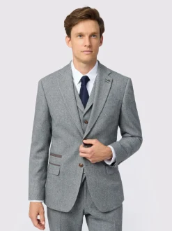 Antique Rogue Grey Herringbone Tweed Jacket