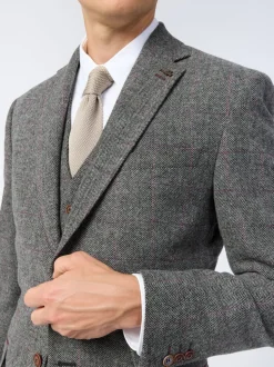 Antique Rogue Grey Jace Tweed Jacket