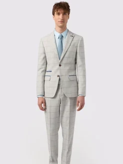 Antique Rogue Grey Powell Checks Tweed Jacket