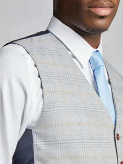 Antique Rogue Natural Agate Check waistcoats