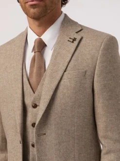 Antique Rogue Natural Herringbone Tweed Jacket