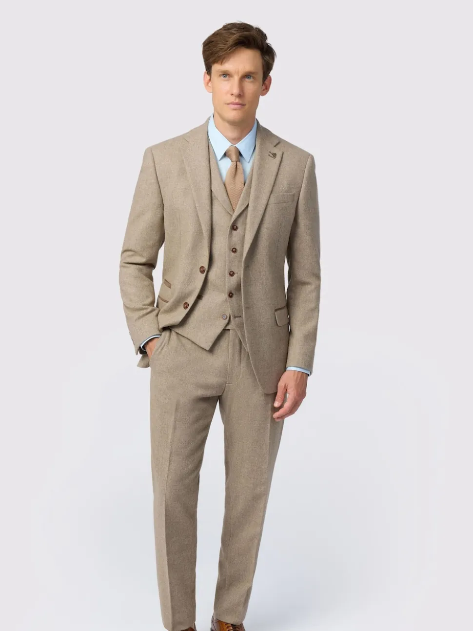 Antique Rogue Natural Herringbone Tweed Jacket