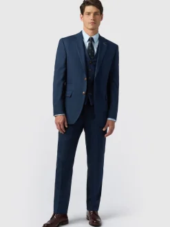 Antique Rogue Navy Blake Texture Regular Jacket